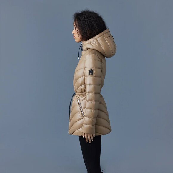 Mackage Arita Down Jacket in Camel - Picture 3 of 10